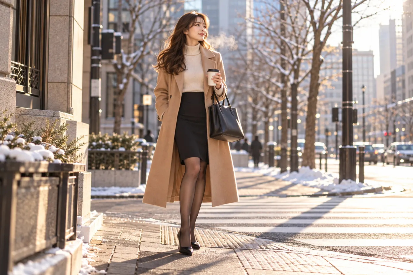 Fake tights là gì? Mặc đi làm mùa đông thế nào