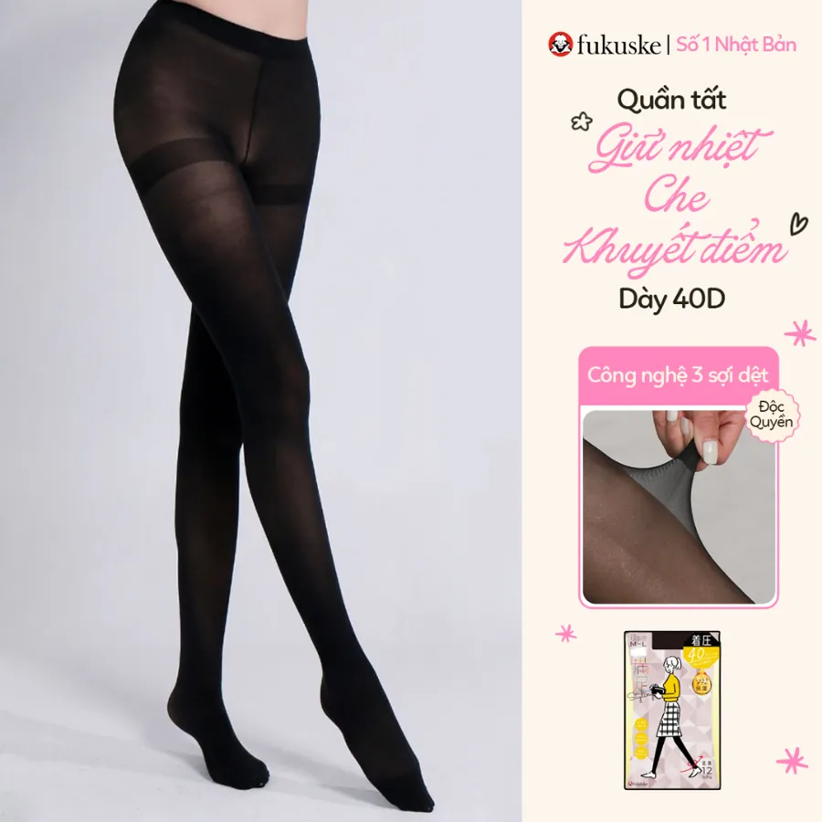 Quần tất dày 40D dưỡng ẩm – Bó