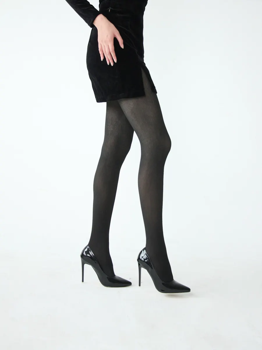 Quần tất Fake Tights đánh lừa thị giác – Đen x Be