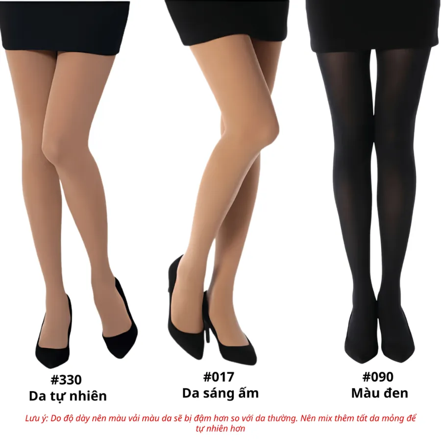 Set 2 quần tất Daily dày 80D – Bó